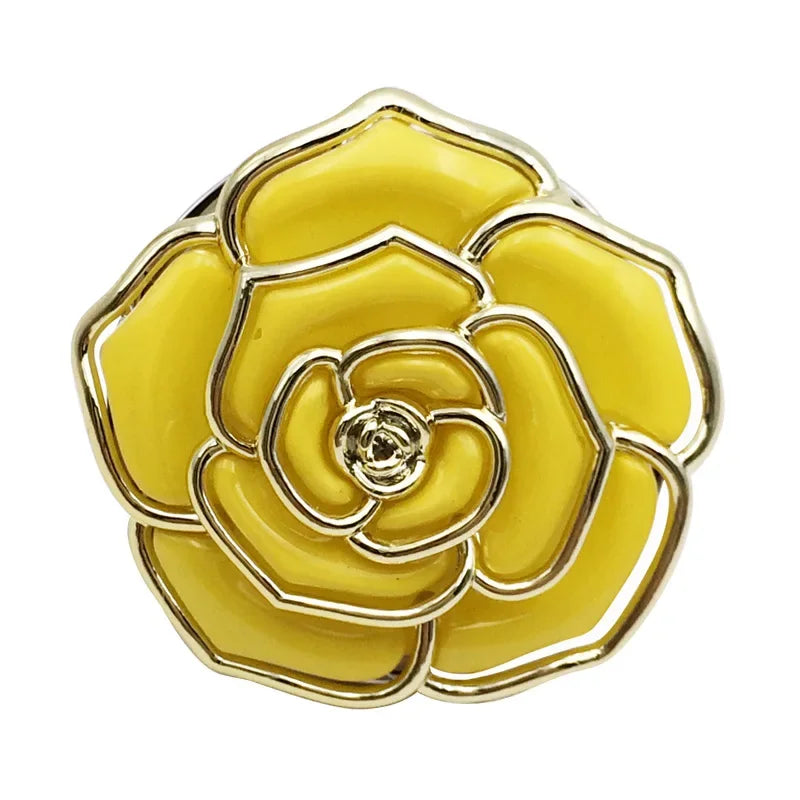 Rose Flower Foldable Bag Holder Hanging Hook Portable Table Handbag Hanger Purse Hook Home Office Women Bag Keys Storage Hook