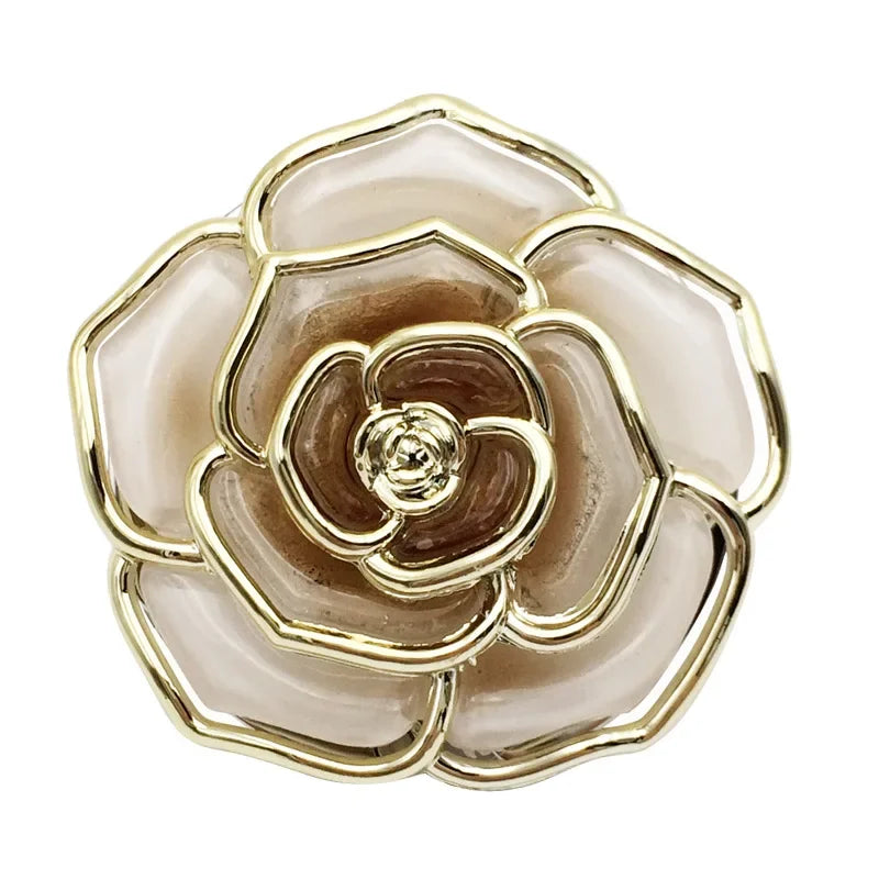 Rose Flower Foldable Bag Holder Hanging Hook Portable Table Handbag Hanger Purse Hook Home Office Women Bag Keys Storage Hook